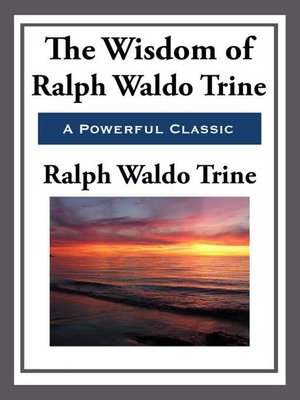 cover image of The Wisdom of Ralph Waldo Trine
